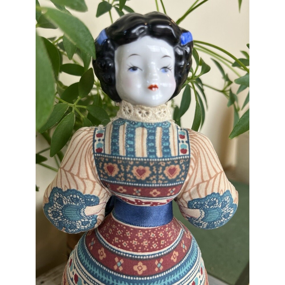 Vintage Avon Porcelain Head Doll American Heirloom 1980’s Victorian Farmhouse